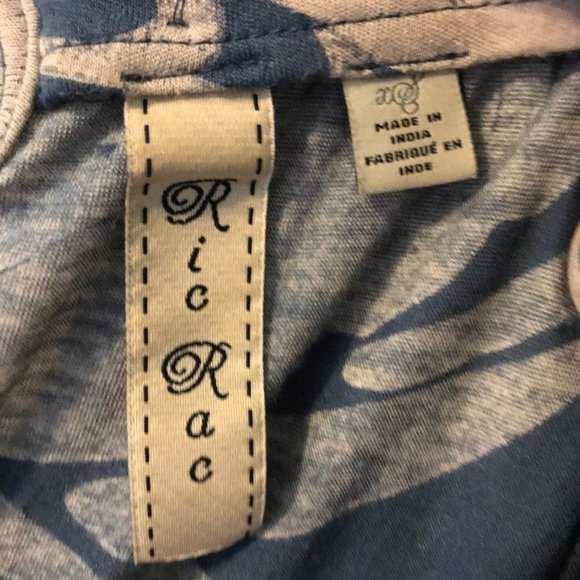 Anthropologie Ric Rac Button Neckline Top - Picture 5 of 16